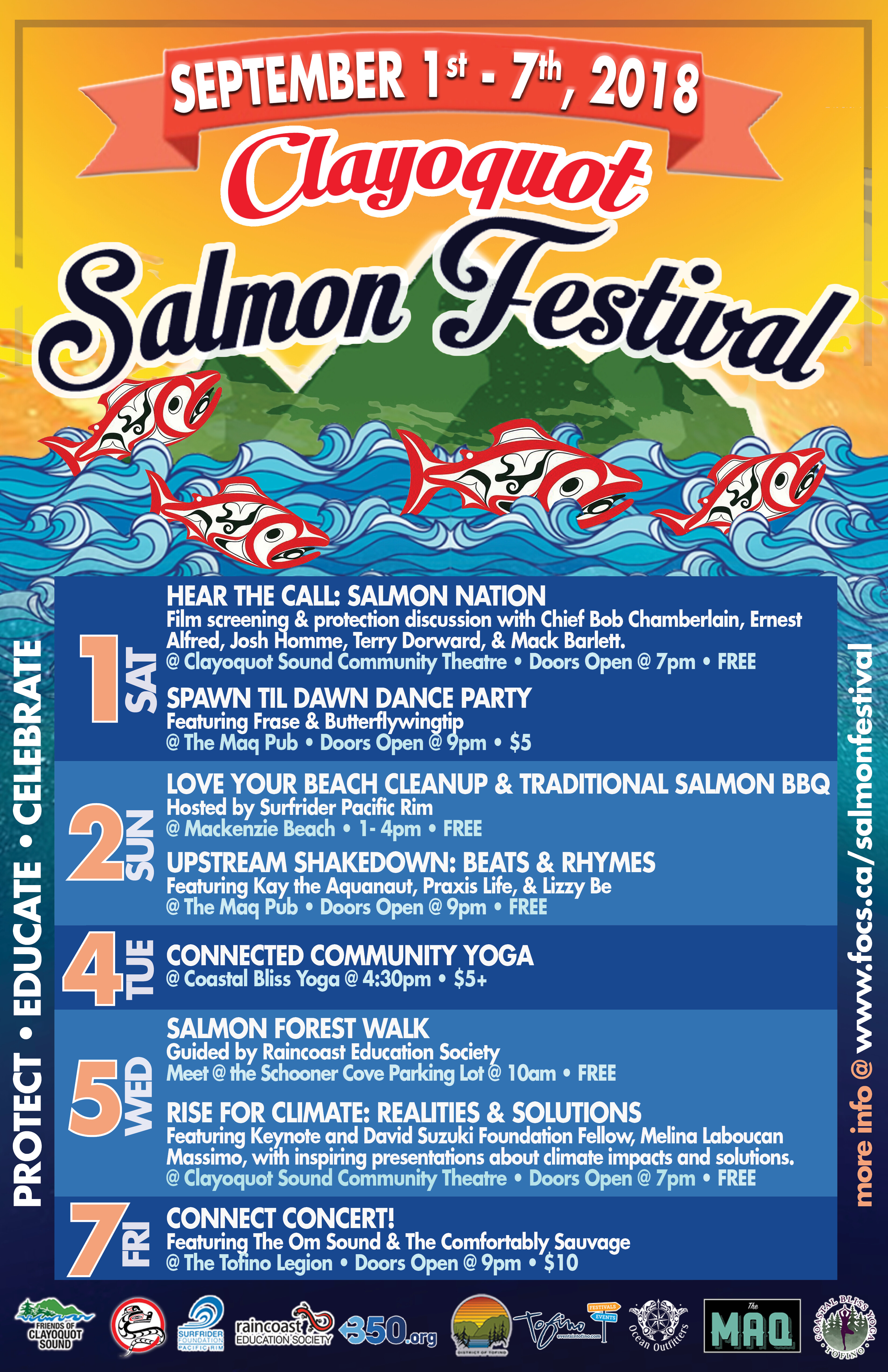 Clayoquot Salmon Festival Poster » Friends Of Clayoquot Sound