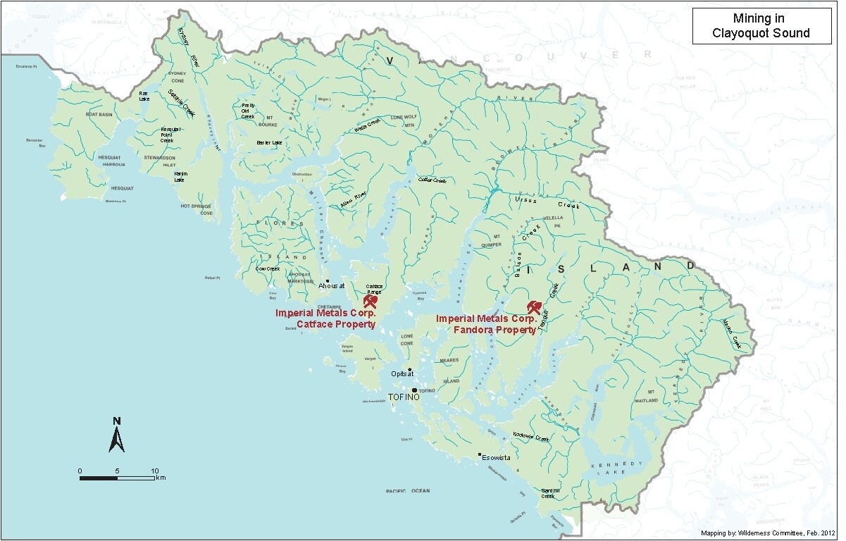 Clayoquot Mining Map