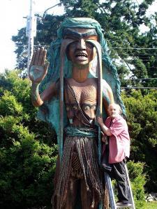 Godfrey and Weeping Cedar Woman